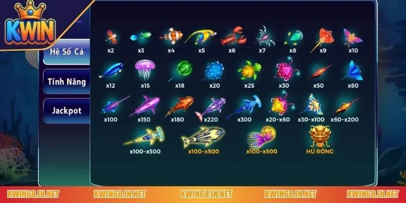 Ưu điểm nổi bật khi chơi vua bắn cá tại Kwin