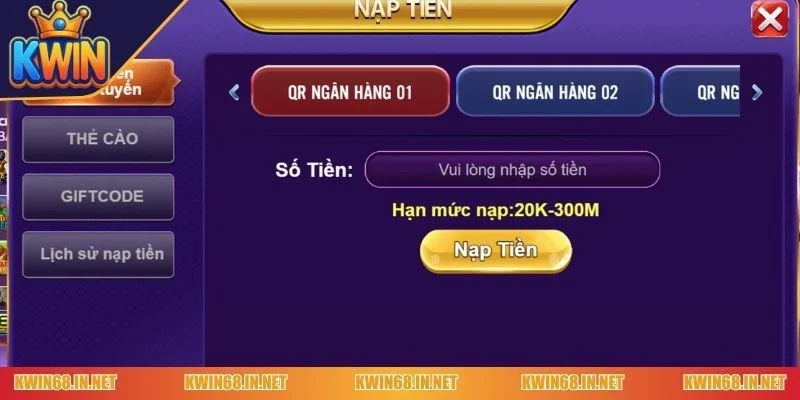 nạp tiền KWIN