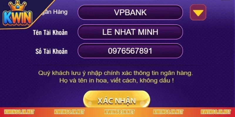 rút tiền KWIN