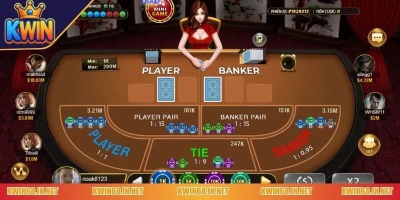 Game bài Kwin Baccarat sản phẩm xanh chín đỉnh chóp