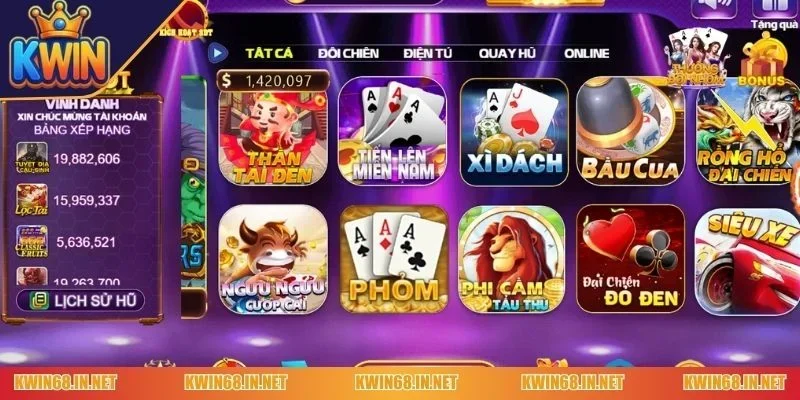 Tổng quan về thế giới game bài Kwin